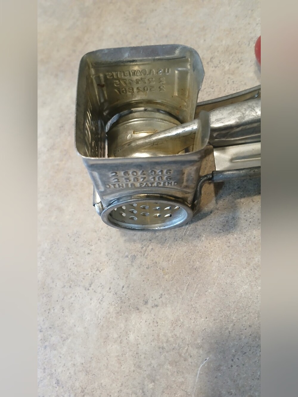 🚩Vintage Mouli Grater Classic Hand-Operated Kitchen Tool Manufactured in France - Picture 6 of 8